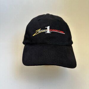 Zero 1 Digital Dad Cap AMC Deluxe Headwear Adjustable Strap Back Black Hat